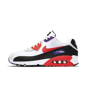 Nike Air Max 90 AJ1285-106 White/Red Sneakers Lifestyle Unisex