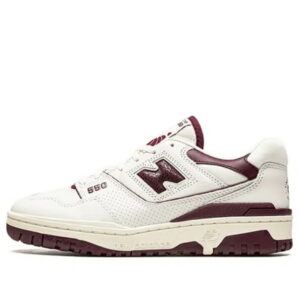 New Balance 550 BB550AR1 White/Burgundy Sneakers Lifestyle Unisex