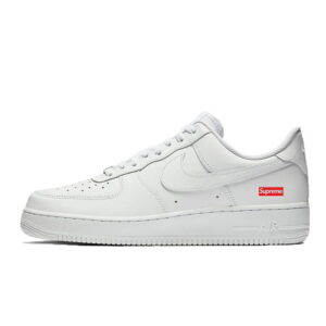 Nike Air Force 1 Low Supreme CU9225-100 White Sneakers Lifestyle Unisex