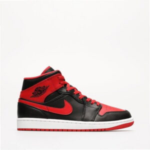 Nike Air Jordan 1 Mid DQ8426-060 Black/Red/White Sneakers Basketball Unisex