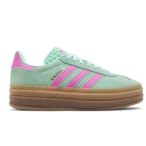 Adidas Gazelle Bold W H06125 Green/Pink Sneakers Lifestyle Women's