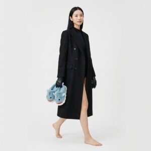 Hausschuhe Haifisch Hellblau Damen PRD-003