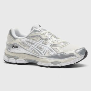 Zapatillas deportivas Asics Gel-NYC Plateado, crema unisex