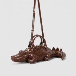 Sac Crocodile Marron Femme BAG-002