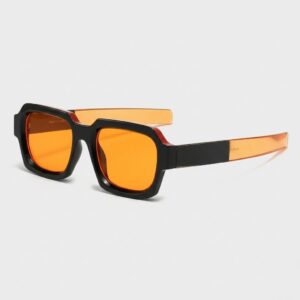 Lunettes de soleil avec filtre UV400 BERG SUNGLASSES Noir, verres orange unisexe