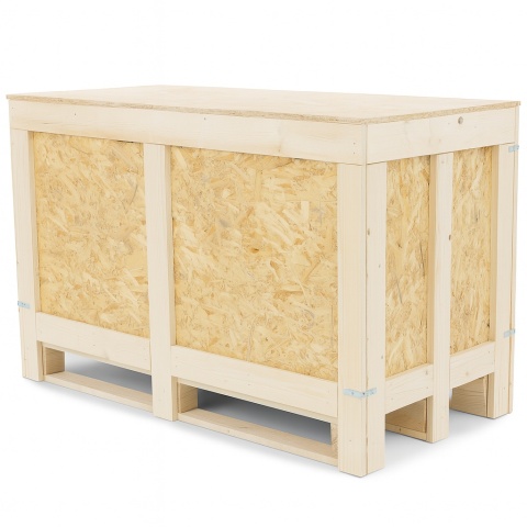 Skrzynia transportowa drewniana OSB IPPC 2000x800x966 mm – wzmacniana, do eksportu