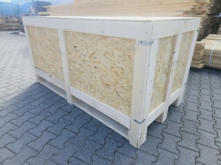 Skrzynia transportowa drewniana OSB IPPC 2000x800x966 mm – wzmacniana, do eksportu