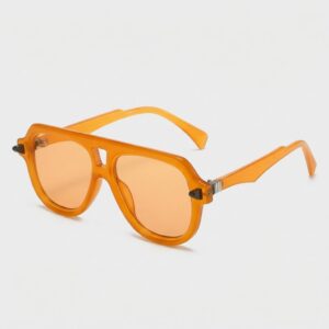 Zonnebril met UV400-filter RAW SUNGLASSES Oranje, oranje glazen unisex
