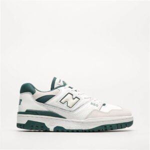 New Balance 550 – Men’s White Green Retro Basketball Sneakers