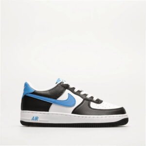 Nike Air Force 1 GS FN8008-001 – Kids’ Black Royal Leather Sneakers