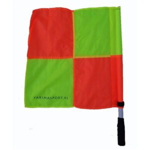 Yakimasport Referee Flags 2 pcs Red and Yellow