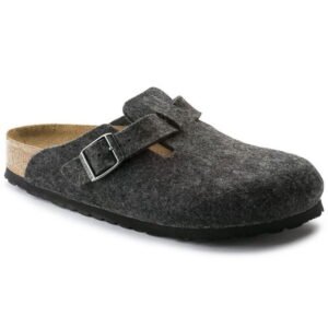 Birkenstock Clogs Boston Felt Grey Unisex