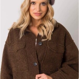 AT Beret Model AT-CZ-BF38834-1 Dark Beige One Size