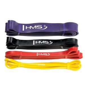 HMS Exercise Bands Set GU05 Purple Resistance 15.88-38.56 kg