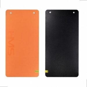Club fitness mat with HMS Premium MFK01 Orange-Black holes