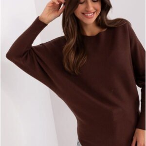 Factory Price Women's Sweater Model PM-SW-PM-3588.00X Dark Brown