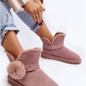 Step in style Snow Boots Eraclio W8006 Pink Suede