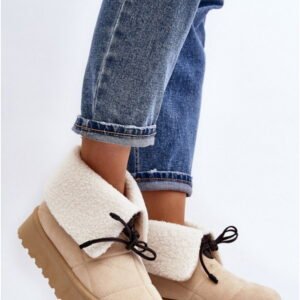 Step in style Snow Boots Olimuka VL212P Light Beige Suede