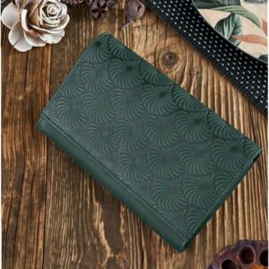 Galanter Wallet IN-57-GR Green High-Quality Leather