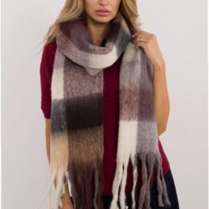 AT Scarf Model AT-SZ-2312501.62 Brown 220 cm