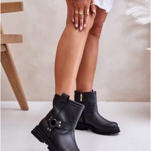 Step in style Ankle Boots Lewski 3435 Black Leather