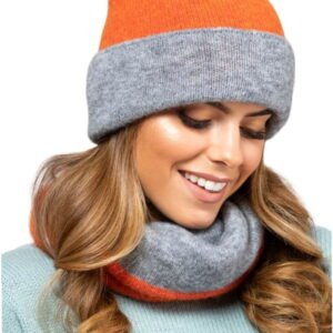 Kamea Women's Hat BILBAO Rust-Grey One Size