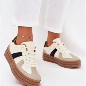 Step in style Sports Shoes Sivirae X3032 Beige Eco Leather