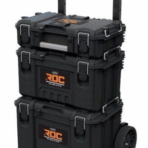 KETER 3 Tool Boxes Set Roc Pro Gear 2.0 Black 111 l