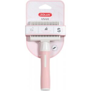 ZOLUX ANAH Cat Brush with Retractable Pins Pink