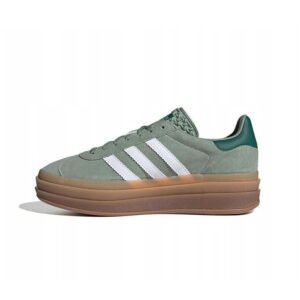 Adidas Gazelle Bold W ID6998 – Women’s Green Suede Platform Sneakers