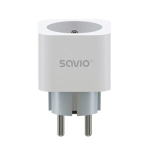 SAVIO Smart Wi-Fi Socket AS-01 White 16A with Timer