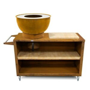 Heat Outdoor Kitchen Trolle HBBQ.005R rusty colour 55 cm diameter
