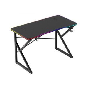 Huzaro Hero 1.7 RGB Gaming Desk Black Rectangular