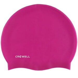 Crowell Swimming Cap Mono-Breeze-04 Purple High-Quality Silicone