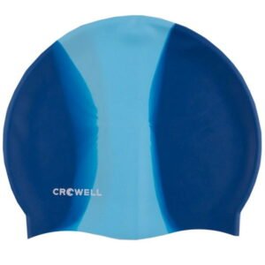 Crowell Swimming Cap Multi-Flame-04 Blue