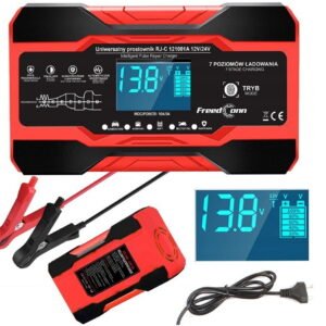 RJ Tianye Battery Charger RJ-C 121001A Red 12V/24V