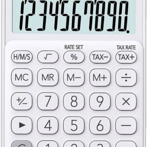 Casio Pocket Calculator SL-310UC-WE White 10-Digit Display