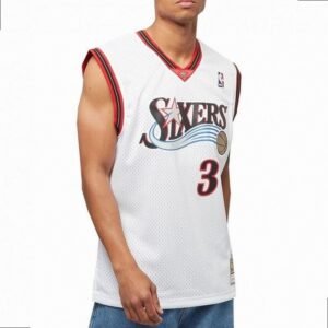 T-shirt Mitchell & Ness NBA Swingman Home Jersey 76ers 00 Allen Iverson M SMJYGS18200 P76WHIT00AIV