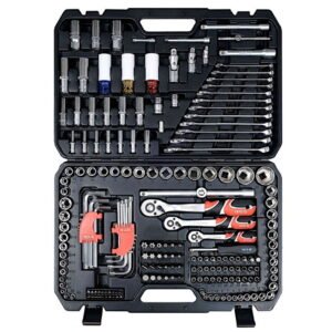 YATO Tool Set KPL 1/4, 3/8, 1/2 Black