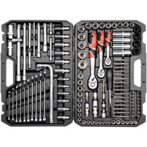 YATO TOOL SET 128 pcs YT-38872 Black