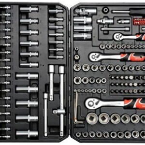 YATO Socket Wrench Set 173 pcs Black