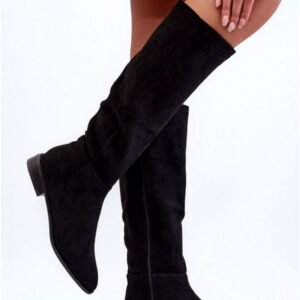 Step In Style Kozaki Zamszowe | Model Eelin Mv318 Black Damskie