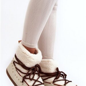 Step In Style Śniegowce Damskie Ocieplane | Model Rohes Nb617 Beige