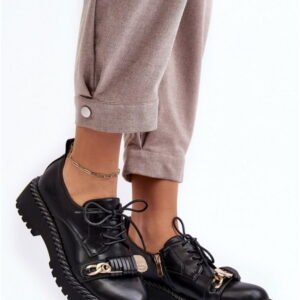 Step In Style Półbuty Skóra Ekologiczna | Model Da MR870-80 Black Damskie