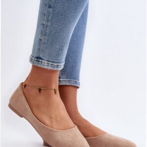 Step In Style Baleriny Zamszowe | Model Lasota 9BL02-1031 Beige Damskie