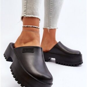 Big Star Klapki Damskie Tworzywo Sztuczne | Model Nn274014 Black