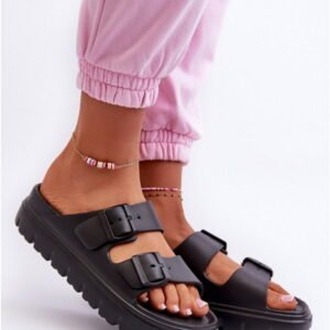 Step In Style Klapki Piankowe | Melorea 24SD97-5610 Black Damskie