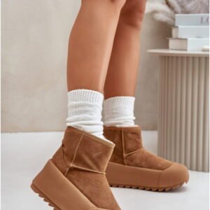 Big Star Śniegowce Zamszowe | Model Oo274a212 Brown Damskie