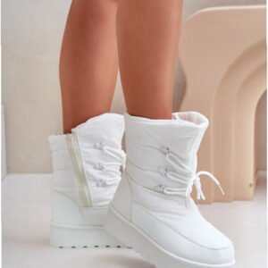 Big Star Śniegowce Tekstylne | Model Oo274886 White Damskie