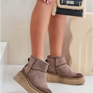 Maciejka Śniegowce Skóra Naturalna | Model 06769-02 Dark Brown Damskie